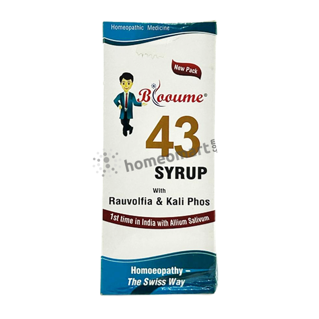 Blooume 43 Hyperosan Syrup for Mild Hypertension Relief