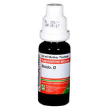 Bottle of Bodo mother tincture on a white background