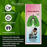 B.H.P Swas Drops offer fast, effective relief from asthma, allergic cough, and breathlessness—without steroids or side effects. This clinically proven homeopathic formula combines respiratory-calming herbs like Ipecac, Grindelia, and Justicia to ease breathing, expel phlegm, and calm spasms.