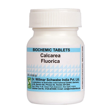 Calcarea Fluorica tablets, Calcium Fluoratum homeopathy, biochemic cell salts, calc fluor uses, varicose veins homeopathy support, piles homeopathy remedy, cracked skin homeopathic medicine, tooth enamel strengthening homeopathy,