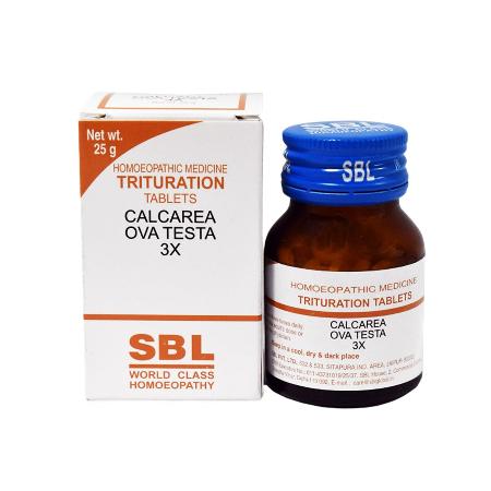 Calcarea Ova Tosta 3X & 6X Tablets - Effective Relief for Leucorrhoea & Warts