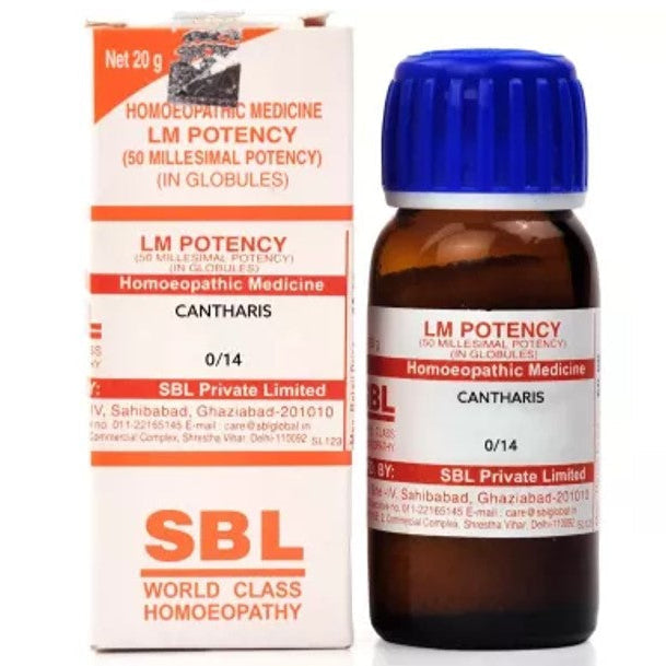 Cantharis Homeopathy LM Potency Dilution