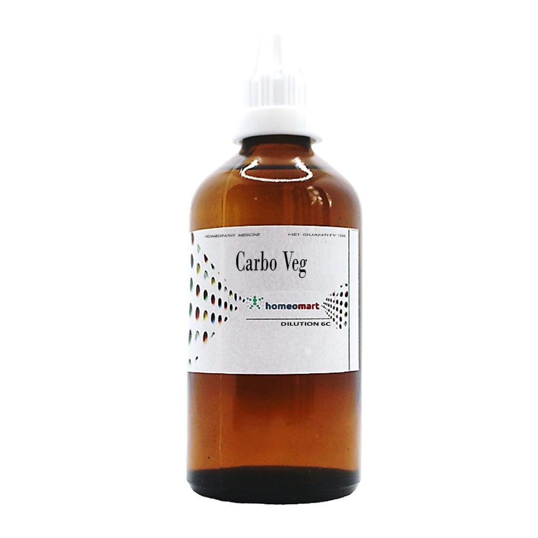 Carbo Vegetabilis Homeopathy Dilution 6C, 30C, 200C, 1M, 10M. 100ml