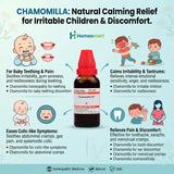 Chamomilla homeopathy for teething, Chamomilla for baby teething discomfort, Chamomilla for colic-like symptoms, Chamomilla for irritable children, Chamomilla for restlessness, Chamomilla for tooth discomfort, Chamomilla for ear discomfort, Chamomilla for abdominal cramps, Chamomilla for menstrual cramps, Chamomilla oversensitivity Materia Medica, Chamomilla traditional homeopathic remedy