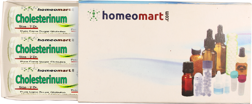 Cholesterinum Homeopathy Medicated Pills box pack of 3