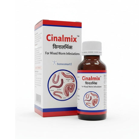 Cinalmix bottle and packaging on a white background