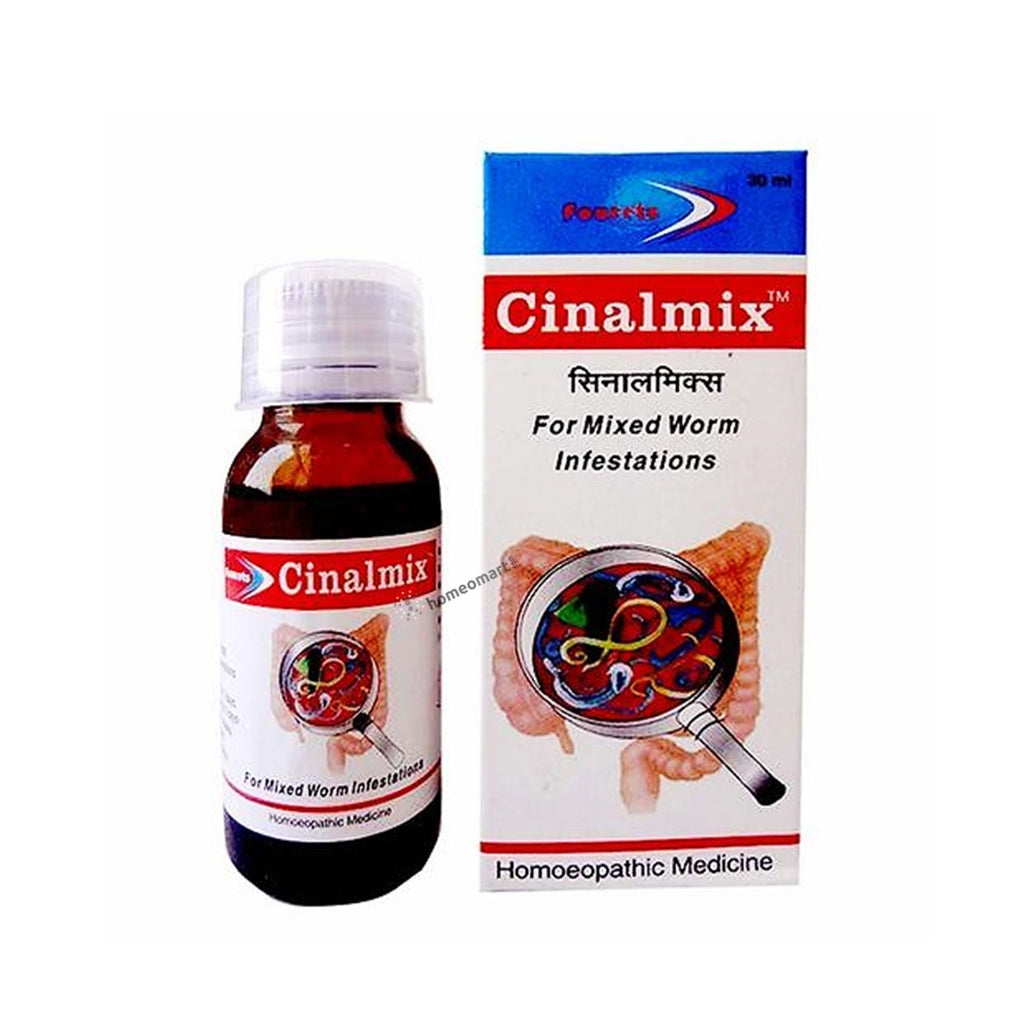 Fourrts Cinalmix syrup homeopathy medicine for worms anti helminthic
