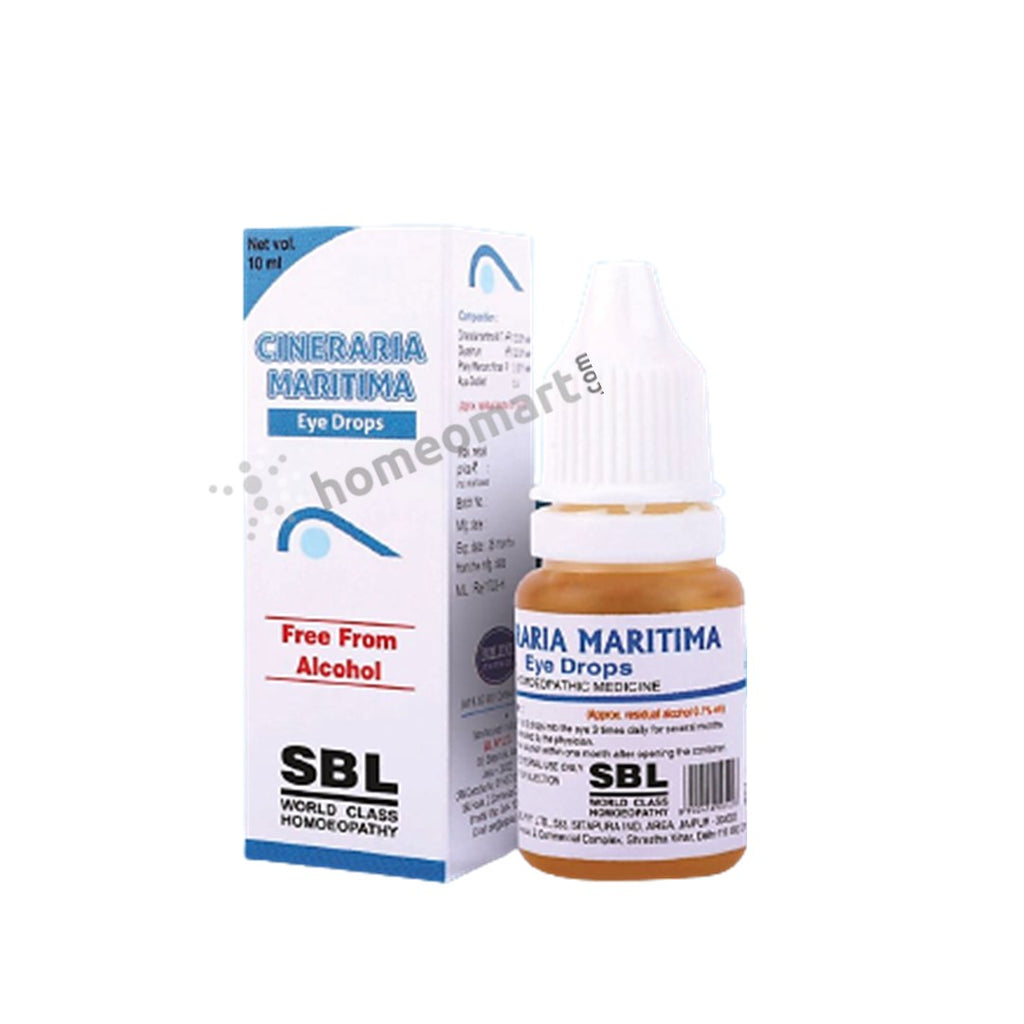SBL Cineraria Maritima Alcohol Free eye drops for dry, sensitive, eye strain