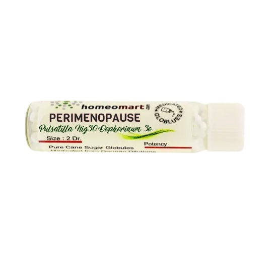 Perimenopause homeopathy relief pills