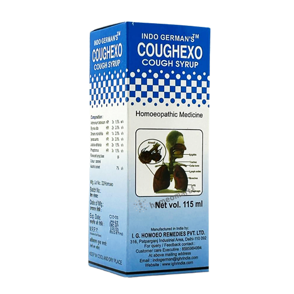 Indo-German Coughexo Syrup: Your Natural Shield Against Cough & Wheezing