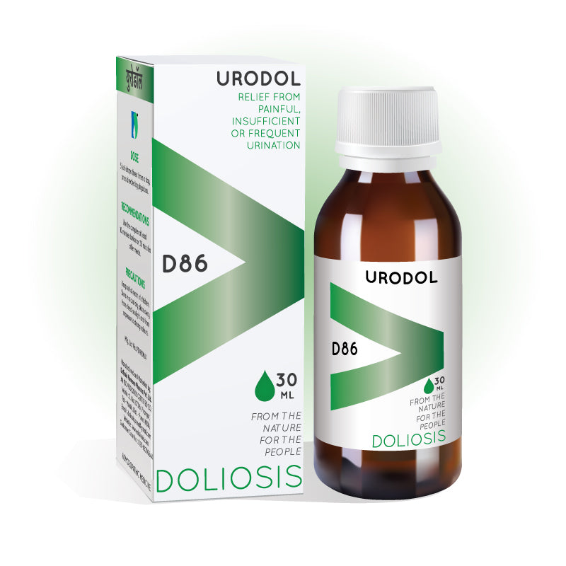 Doliosis D86 Urodol Drops for Painful, Insufficient and Frequent urination