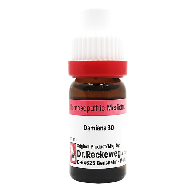 Reckeweg Germany Damiana Dilution 6C, 30C, 200C, 1M, 10M