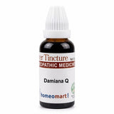 Damiana mother tincture homeomart, buy Damiana Q online, Turnera diffusa tincture, Damiana homeopathic medicine, Damiana 1X drops, Damiana mother tincture price, buy Damiana drops 30ml, natural aphrodisiac homeopathic drops