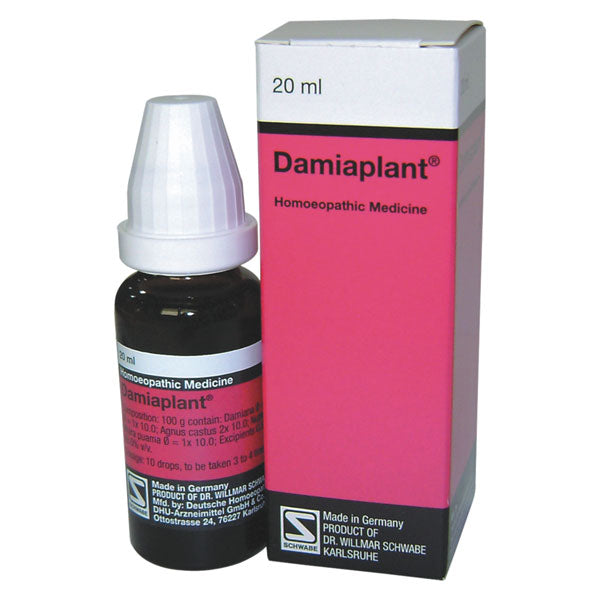 Schwabe German Damiaplant Drops for Impotence, Loss of Libido