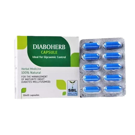 SBL Diaboherb Capsules – Homeopathic Blood Sugar Support for Diabetes