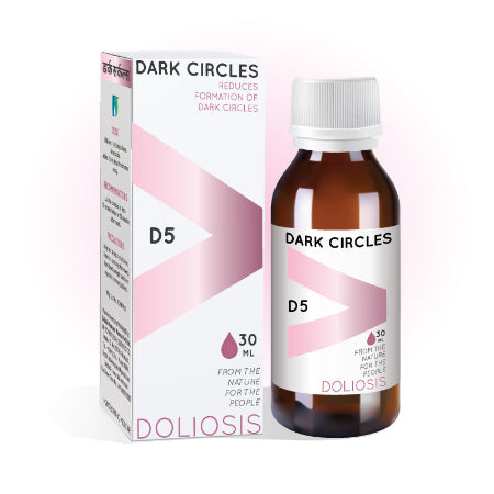  Fade dark circles and puffiness naturally with Doliosis D5. A trusted homeopathic dark circles removal medicine for brighter under-eyes. Safe, gentle, and effective.