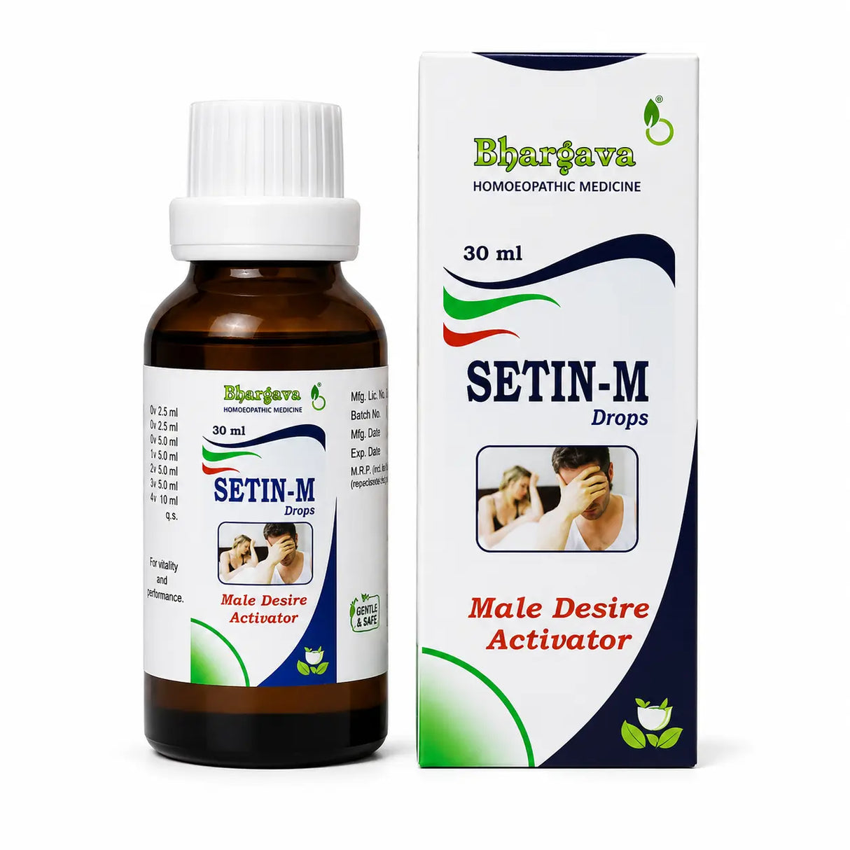 Dr. Bhargava Setin-M Drops (Minims 23) – Male Libido Booster & Impotency Support