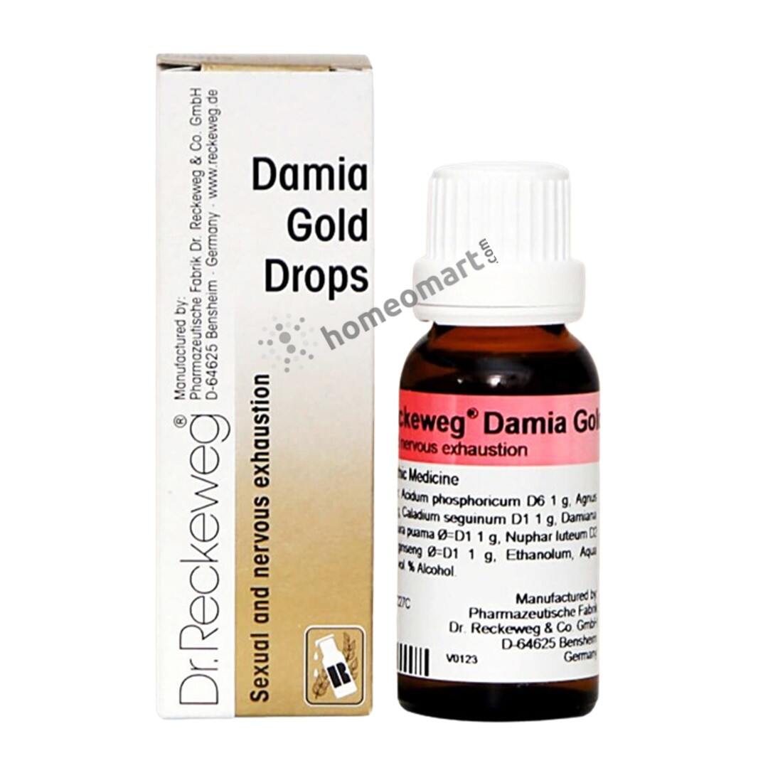 Dr. Reckeweg Damia Gold for impotence, sexual weakness, loss of desire