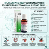 homeopathic medicine for left ovarian pain, homeopathic drops for left sided abdominal pain, Dr Reckeweg R39 for ovarian cysts, homeopathic remedy for ovarian cysts, homeopathic medicine for pelvic pain, homeopathic drops for adnexitis, homeopathic medicine for salpingitis, homeopathic support for ovarian inflammation