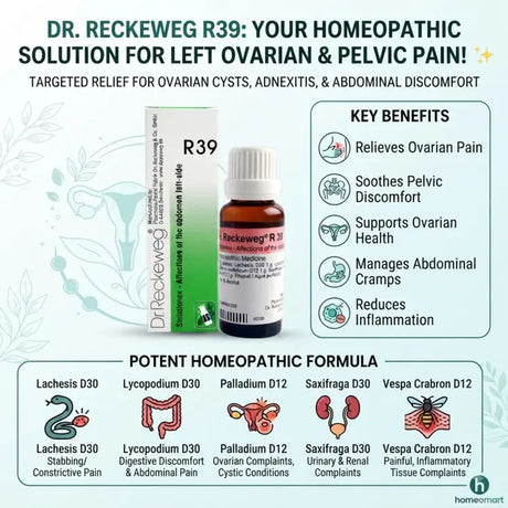 homeopathic medicine for left ovarian pain, homeopathic drops for left sided abdominal pain, Dr Reckeweg R39 for ovarian cysts, homeopathic remedy for ovarian cysts, homeopathic medicine for pelvic pain, homeopathic drops for adnexitis, homeopathic medicine for salpingitis, homeopathic support for ovarian inflammation