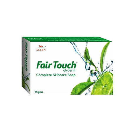 Allen Fair Touch Glycerine Soap with Sandalwood, Saffron & Almond - Radiance & Moisture Booster