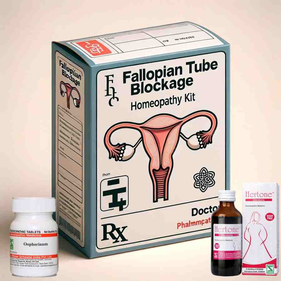 Homeopathic Kit for Fallopian Tube Blockage