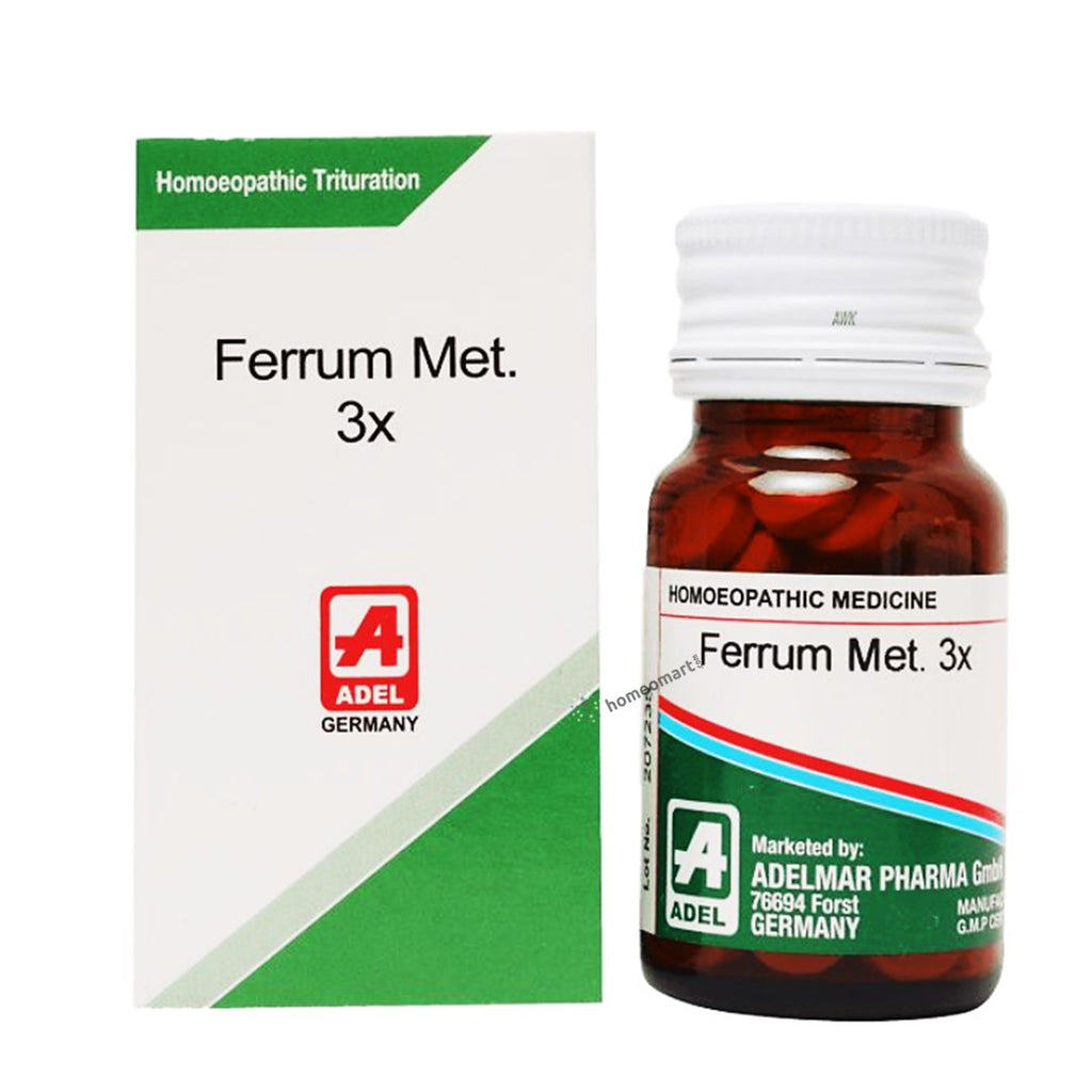 Adel Ferrum Metallicum 3X Homeopathy Trituration Tablets