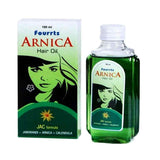 Fourrts Arnica Hair Oil, Arnica Hair Oil, Fourrts Hair Oil, Arnica hair oil for hair fall, herbal hair oil, hair fall oil, dandruff hair oil, JAC Formula hair oil, Jaborandi Arnica Calendula hair oil, hair and scalp oil