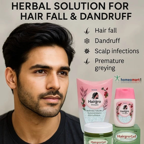 Fourrts Hairgro Gel & Shampoo Combo – Herbal Solution for Hair Fall & Dandruff