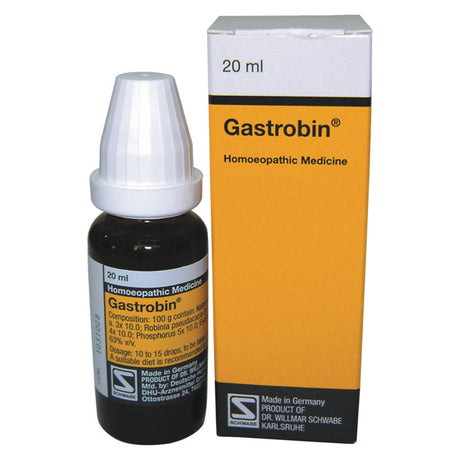 Schwabe German Gastrobin Drops for Hyperacidity, Heartburn, Gastric complaints