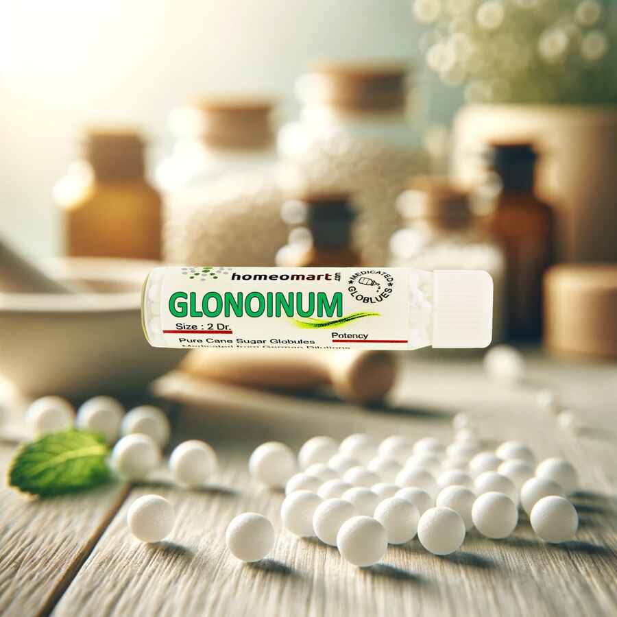 Glonoinum homeopathy medicated pills 