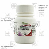 Bottle of Naledum tablets with symptoms icons on a white background