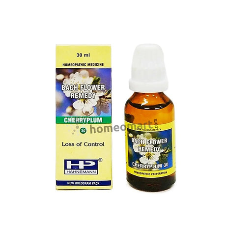 Hahnemann Bach Flower Remedy Cherry Plum