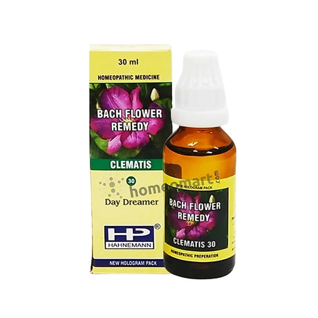 Hahnemann Bach Flower Remedy Clematis