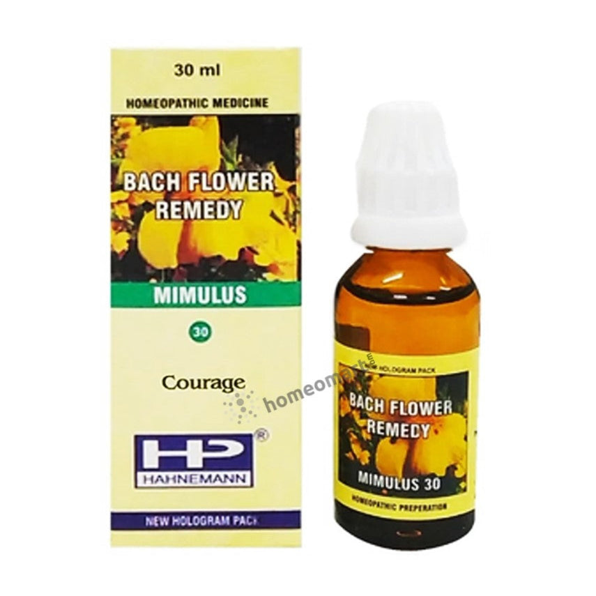 Hahnemann Bach Flower Remedy Mimulus 