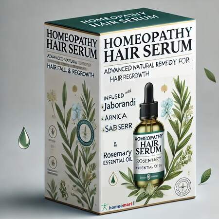 Advanced hair serum formula in homeopathy, doctor-recommended