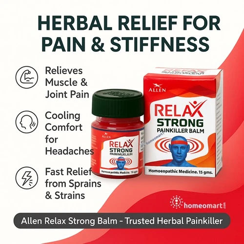Allen Relax Strong Painkiller Balm – Herbal Relief for Headaches, Joint & Muscle Pain