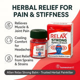 Allen Relax Strong Painkiller Balm – Herbal Relief for Headaches, Joint & Muscle Pain