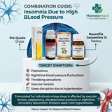 Dr. Reckeweg R14 Quieta High Blood Pressure Insomnia Combo with Rauvolfia Serpentina for hypertension-related sleep disturbances, nighttime palpitations sleep loss