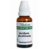 Homeomart Acidum Aceticum Homeopathy Dilution