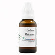 Bottle of Carduus Marianus homeopathic medicine with a white label on a white background