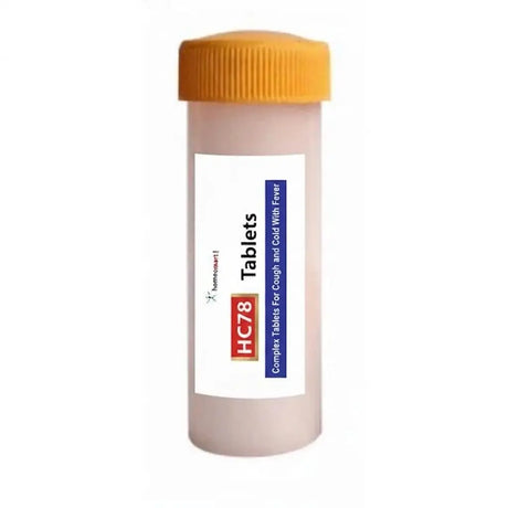 Haslab HC78 Aconitum Complex Tablets – Homeopathic Relief for Cough and Cold with Fever