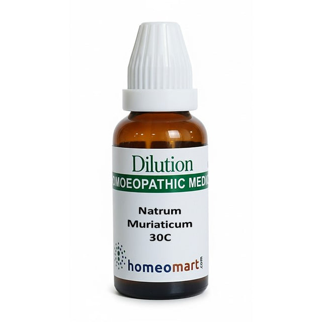 Homeomart Natrum Muriaticum Homeopathy Dilution in 6C, 30C, 200C, 1M, 10M, 50M