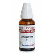 Homeopathic medicine bottle labeled 'Urtica Urens' on a white background