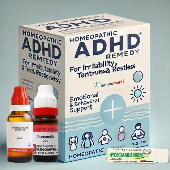 soothe restlessness, tantrums, and irritability in ADHD children with our safe and effective homeopathic remedies