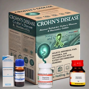 Relieve abdominal pain, diarrhea, and inflammation with expert-recommended homeopathy medicines for  Crohn’s Disease and Ulcerative Colitis