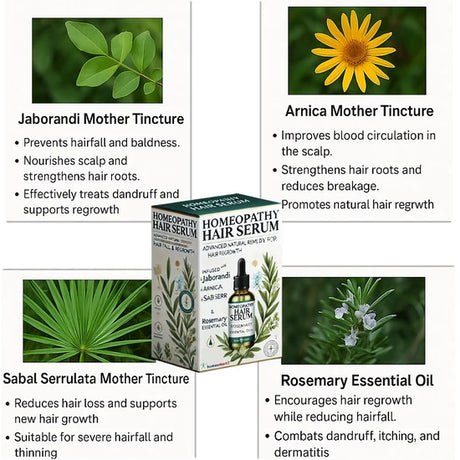 hair serum homeopathy benefits for hair regrowth and scalp health