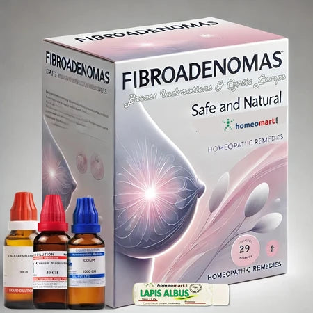 homeopathic remedies for fibroadenomas, breast lumps, and cystic mastitis. Gentle, effective treatment for pain, swelling, and indurations