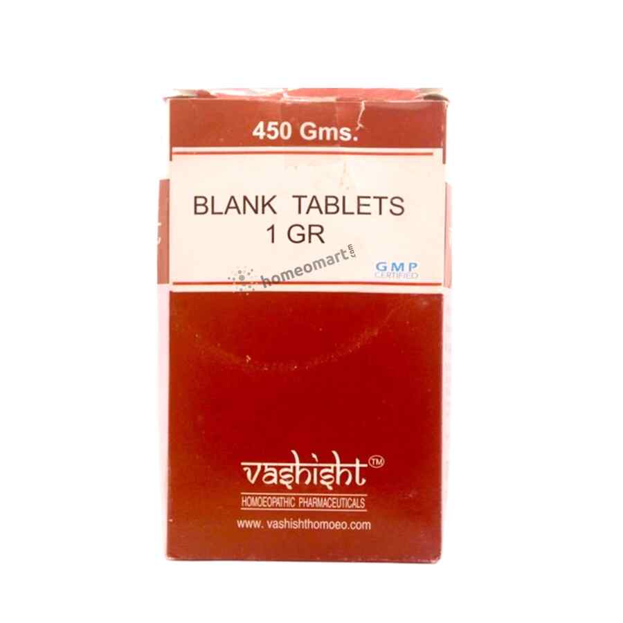 Homeopathy Blank Tablets 1 grain 