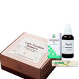 Collection of homeopathic medicine products for female libido including a box labeled 'Lady Passion Balance' and various bottles on a white background.